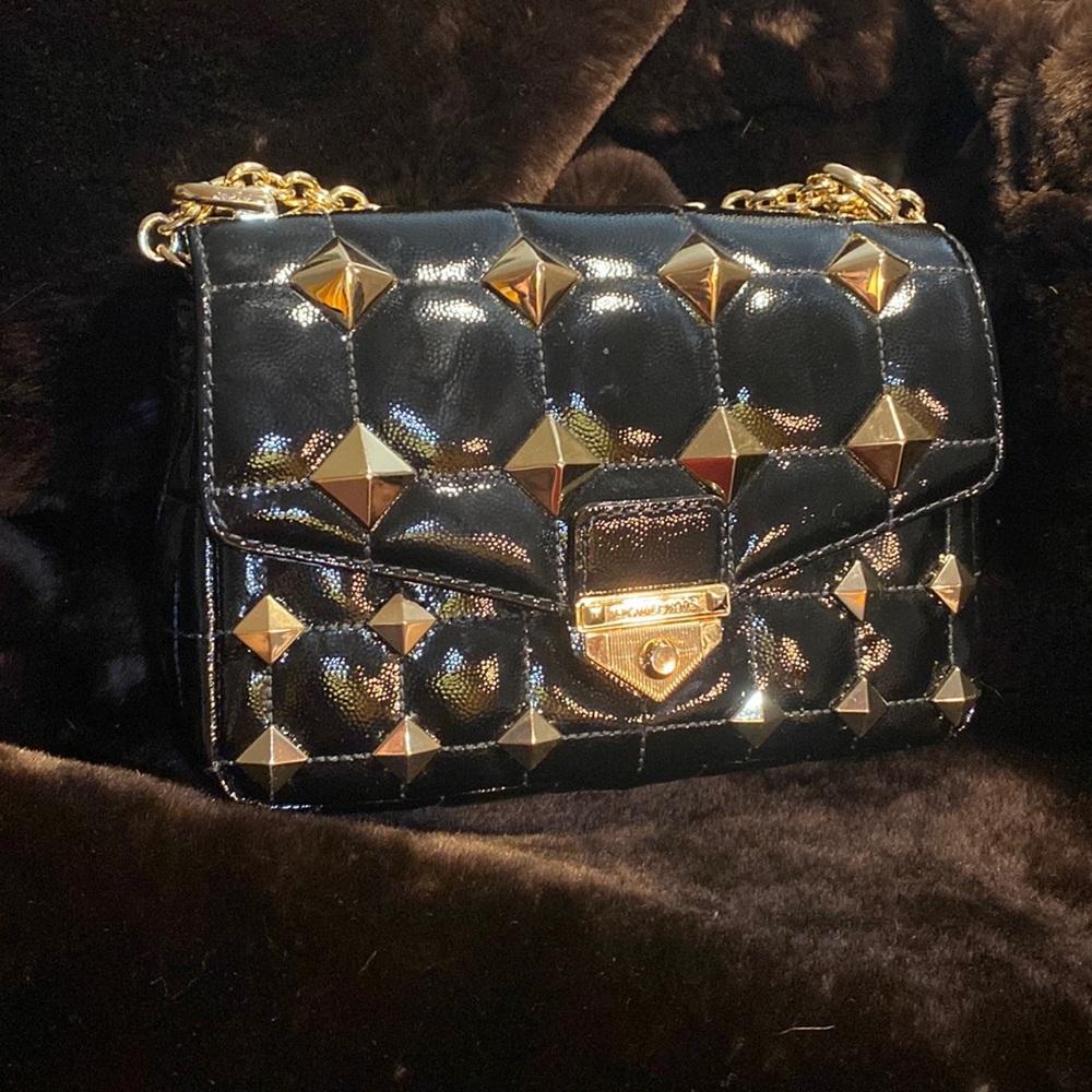 Michael Kors patent leather crossbody bag